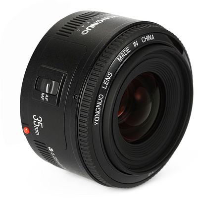 Yongnuo 35mm lens YN35mm F2 lens Wide-angle Large Aperture Fixed Auto Focus Lens For canon