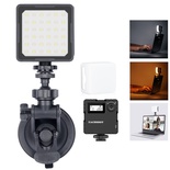 Led Video light with Suction Mounting Cap Kit, Video Conference Lighting Kit, for  Laptop MacBook Video Conferencing, Zoom Meeting Calls, Self Broadcasting, Live Streaming Youtube video filmmaking, EACHSHOT ES36