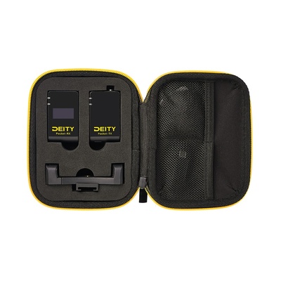 Deity 2.4G Pocket Wireless Microphone with Mini Tripod Kit, also with Adaptive USB-C to 3.5mm, USB-C& Type-A Cables for Cameras iPad, Laptop, PC, or Android phone audio Mobile Filmmaking