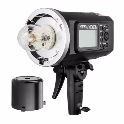 Godox AD600BM Manual Version HSS 1/8000s 600W GN87 Outdoor Flash Light (Bowens Mount) with Lithium Battery 8700mAh for Canon Nikon