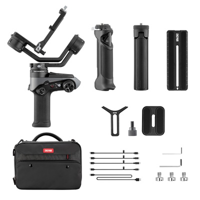 Zhiyun Weebill 2 Combo,3-Axis Handheld Gimbal Stabilize W/ Carry case and hand Grid,for DSLR Camera Mirrorless Cameras Professional Video Stabilizer Compatible with Sony Nikon Canon Panasonic LUMIX