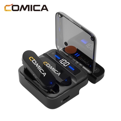 Comica Vimo S-UC 2.4G Dual-channel Mini Wireless Microphone Black