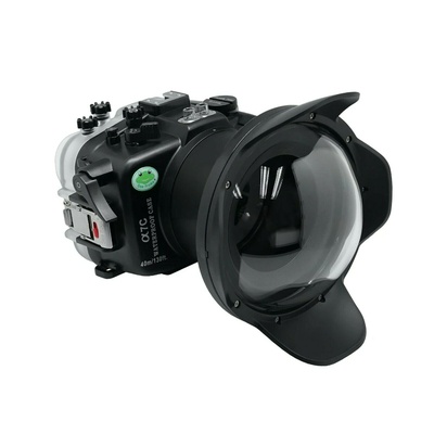 SeaFrogs 40M/130FT Underwater Camera Housing with WA005F Dome Port for Sony A7C
