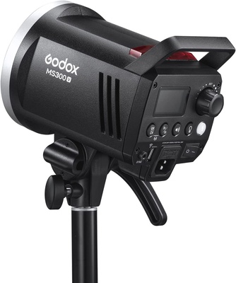 Godox MS300V 300W LED Studio Flash, 2.4G GN58 5600±200K CCT Bowens Mount LED Modeling Lamp