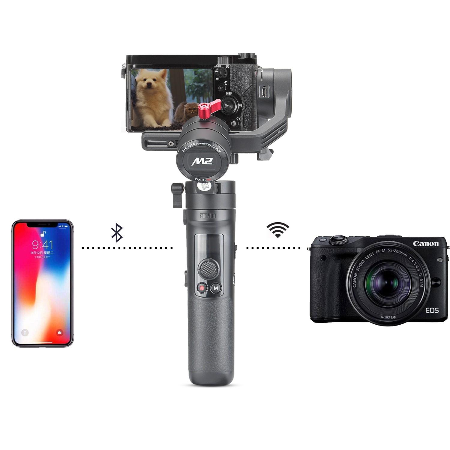 zhiyun crane m2 ジンバル おまけ付き - カメラ