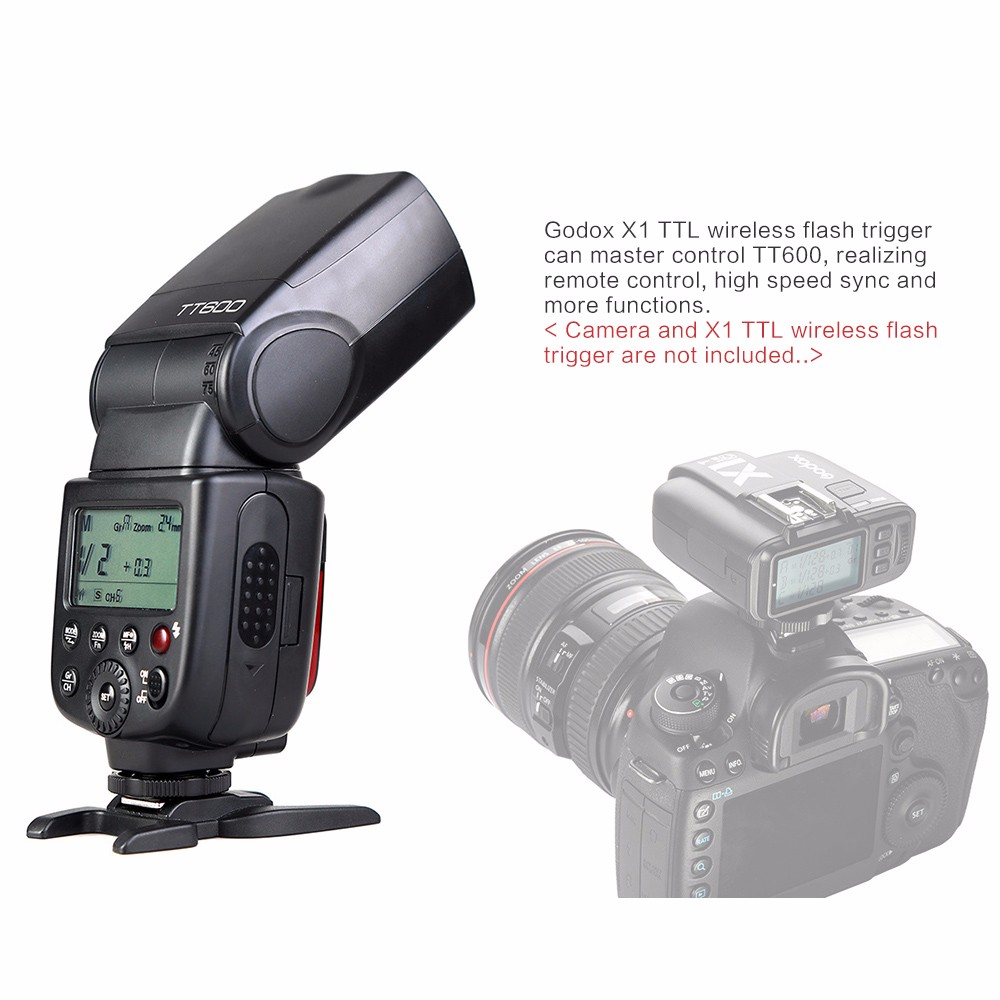 Godox TT600 Flash for Canon Nikon Pentax Olympus Fujifilm Panasonic  GimbalGo Create Cinematic Video with Gimbal Stabilizers